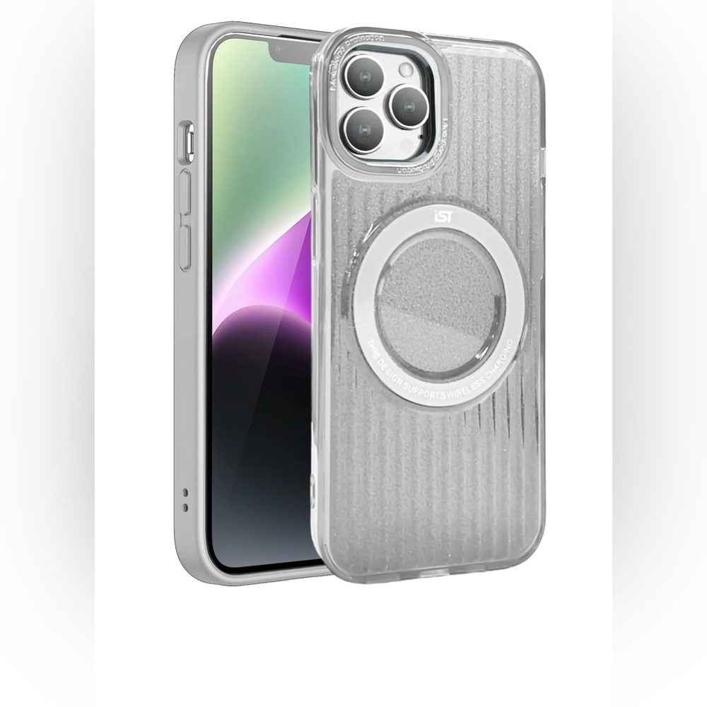 Iphone15 Shiny Soft wireless charging case